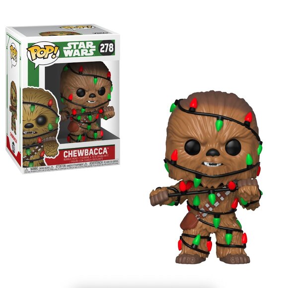 Funko Pop - Star Wars: Holiday Chewbacca Christmas Lights Collectible Figure - Picture 1 of 7